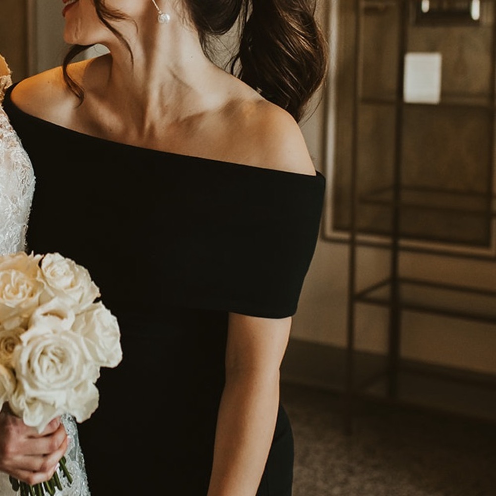 Michael Lo Sordo Off-The-Shoulder Long Dress - Picture 4 of 5